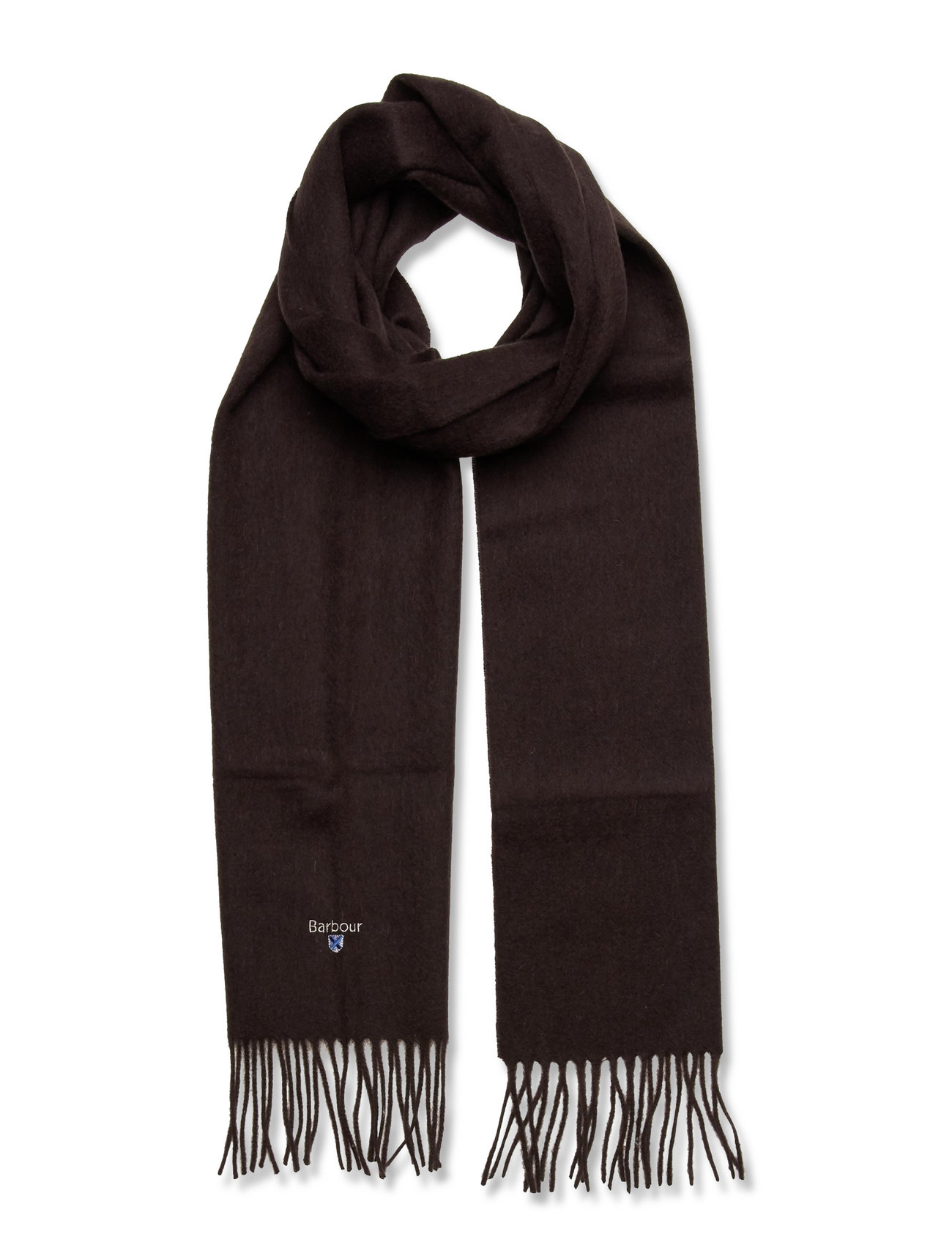 Barbour Barbour Plain Lambswool Scarf Svart