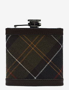 Barbour Hip Flask - CLASSIC/DK BROW
