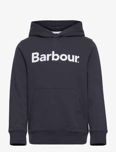 Barbour Boys Essential Logo Hoodie - džemperi ar kapuci - navy