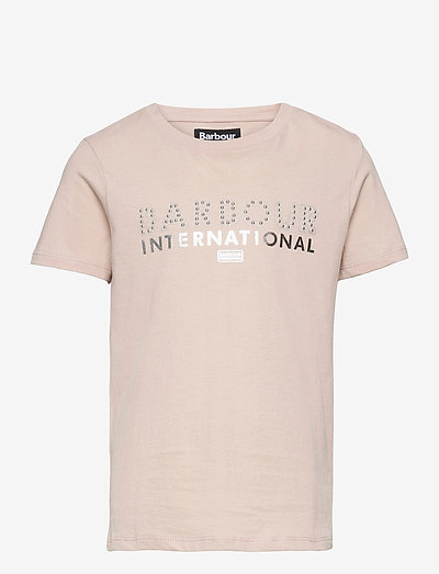 B.Intl Drifting Tee - apdrukāts t-krekls ar īsām piedurknēm - rose dust