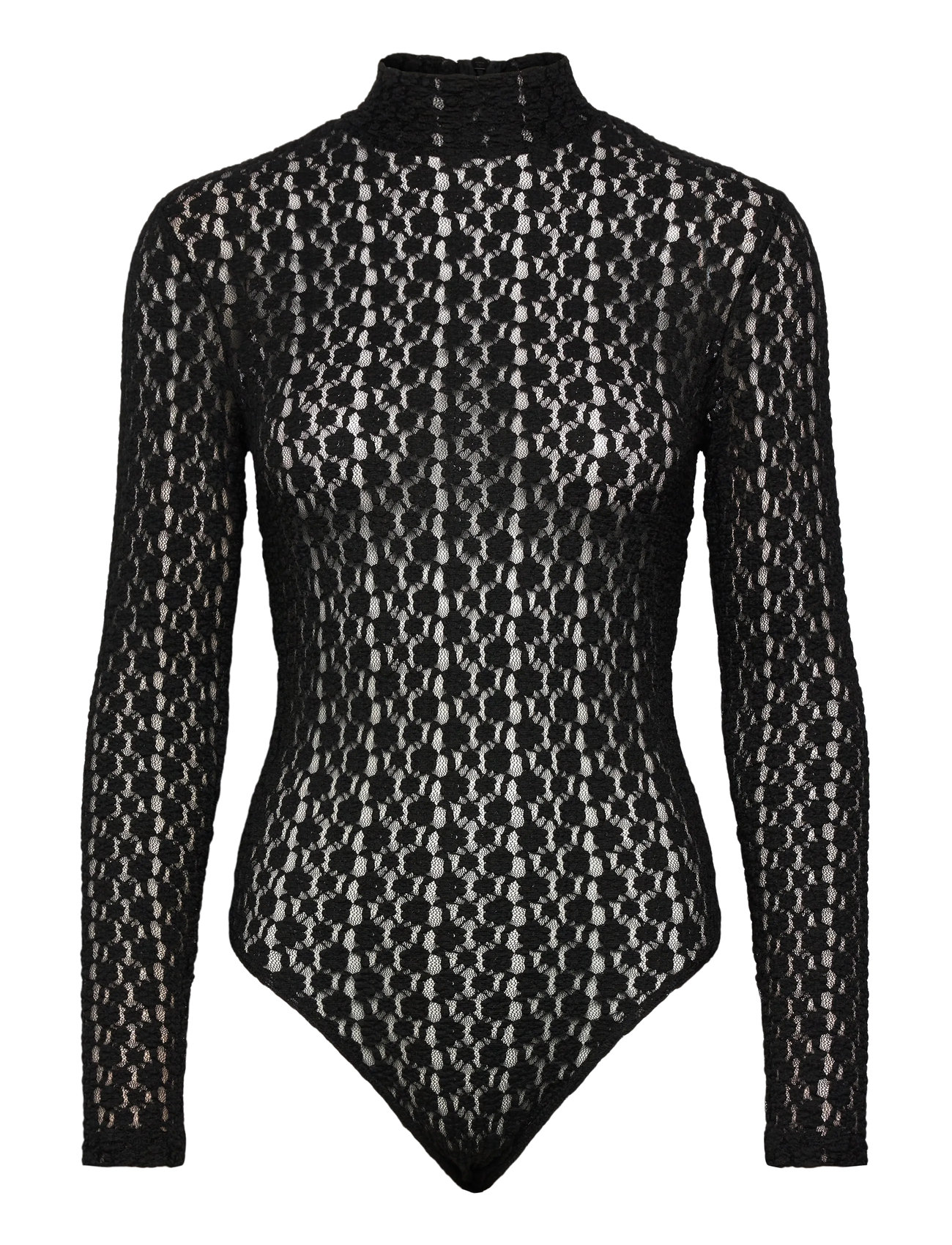 BARDOT Vezza Floral Mesh Bodysuit Schwarz - 34 - Damen