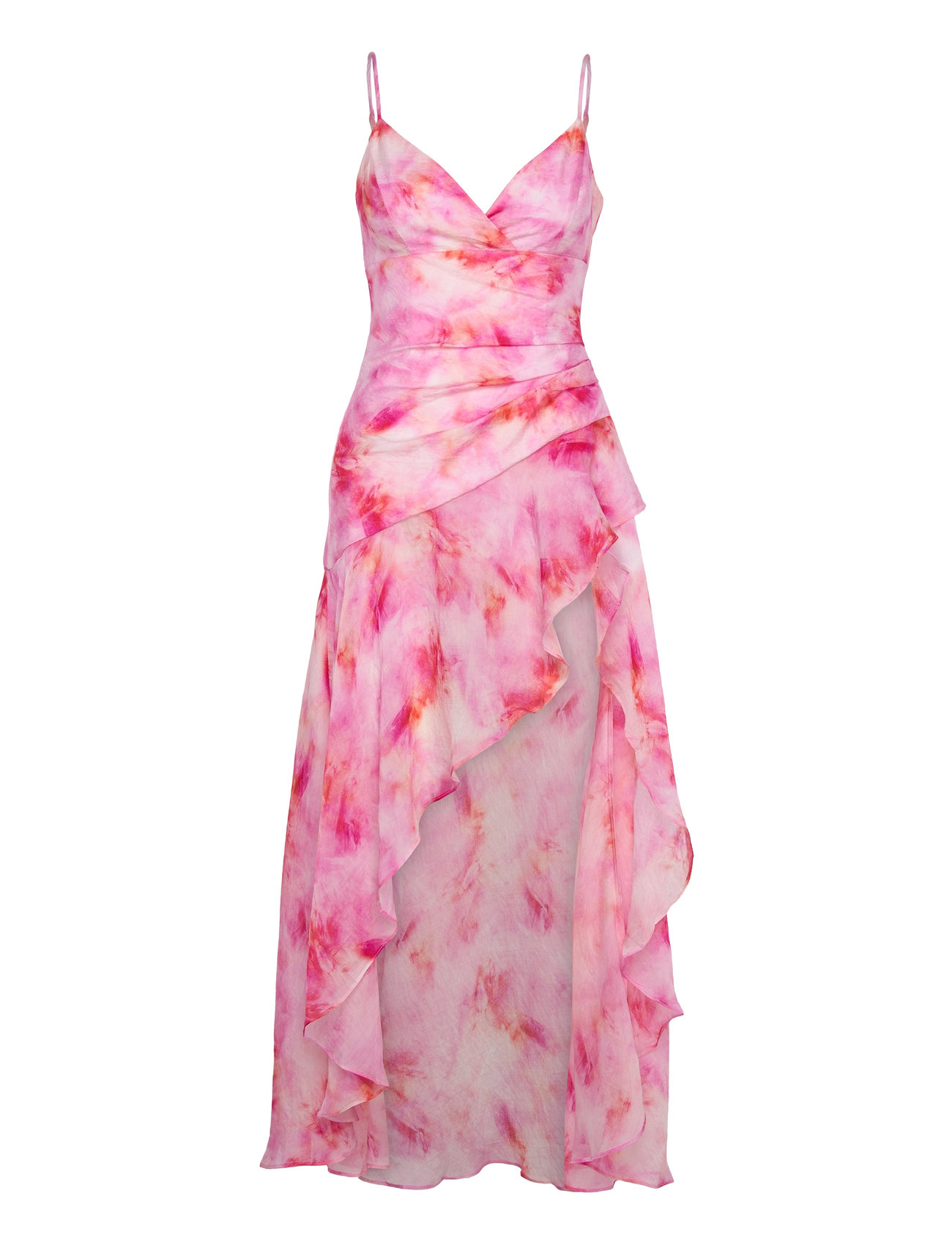 Sorella Printed Midi Dress Pink Bardot