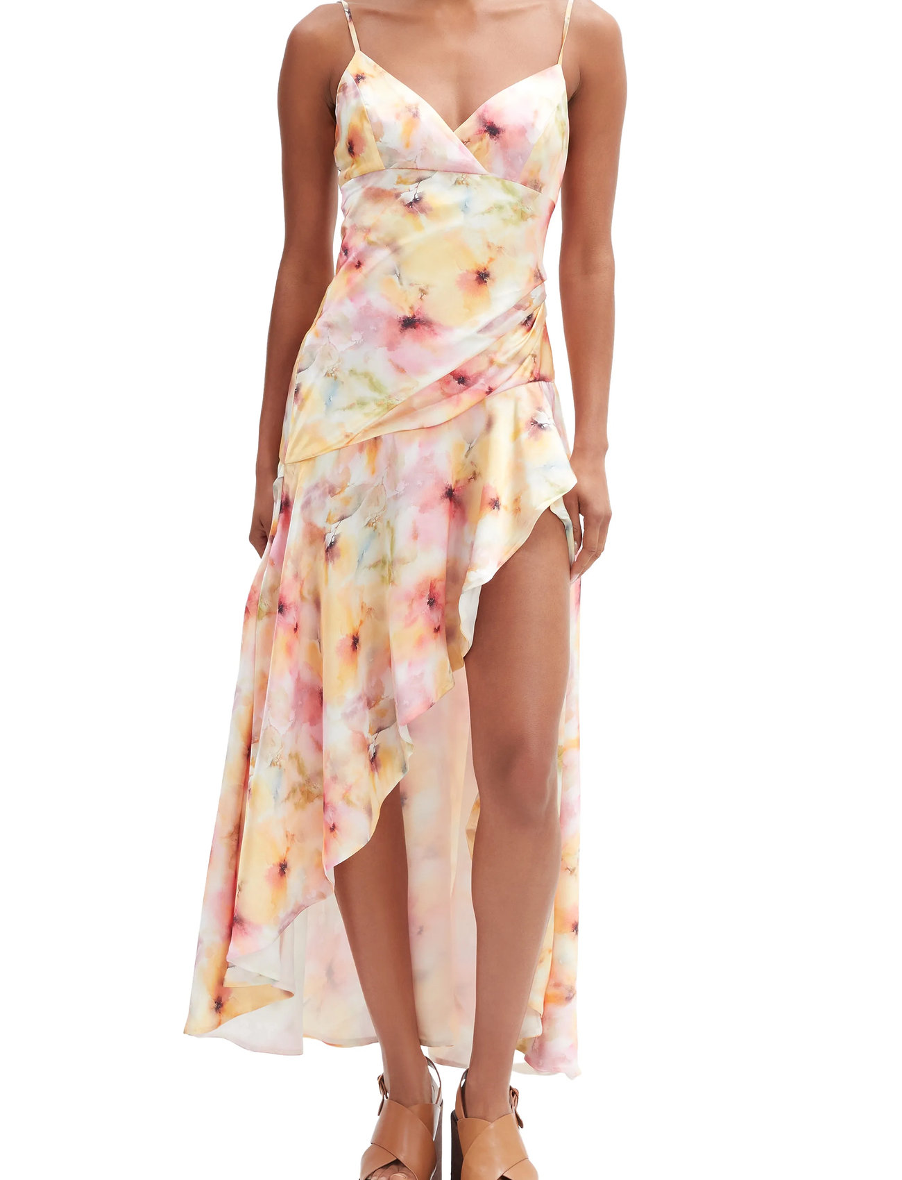 Bardot Sorella Printed Midi Dress, 38, Multi/patterned, Kjoler > Sommerkjoler, Dame