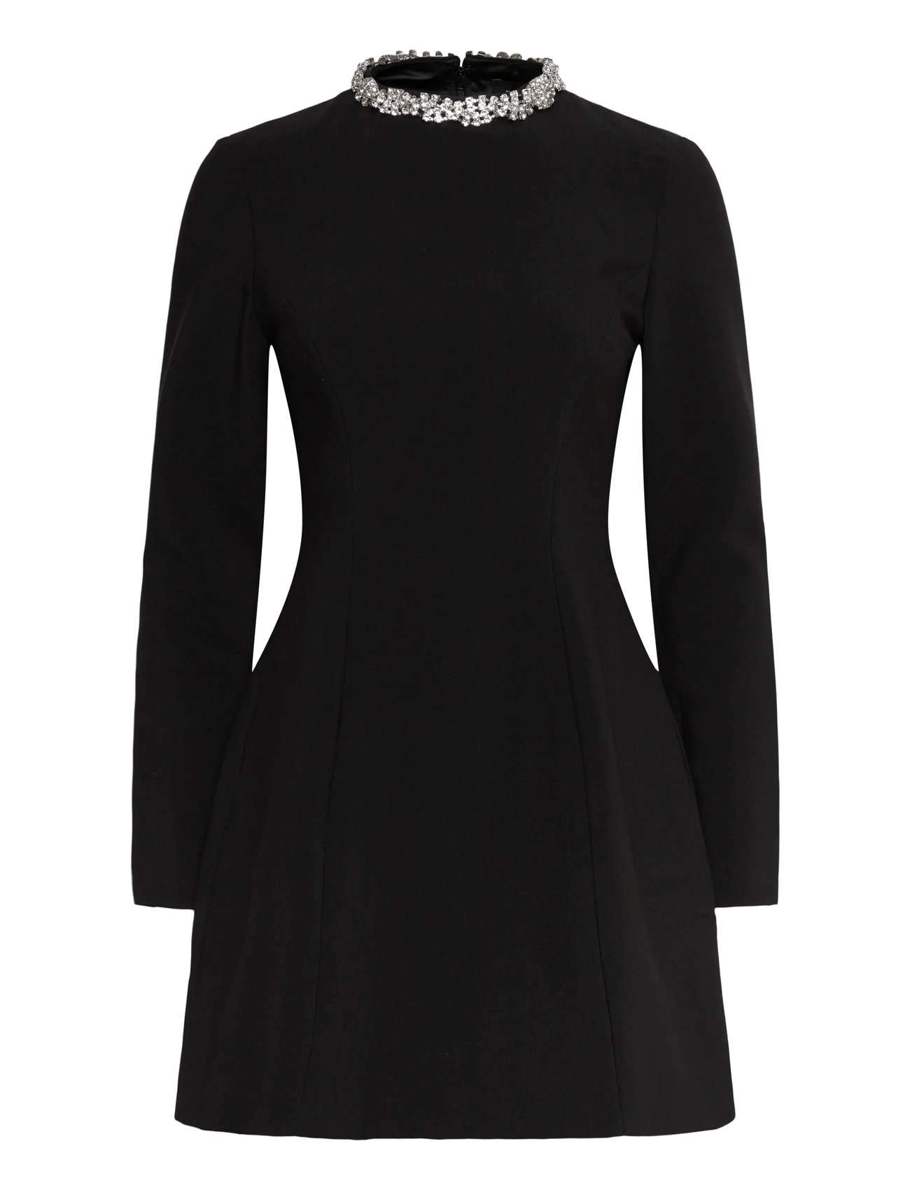 BARDOT Delphi Lange Ärmel Mini Kleid Schwarz - 38 - Damen