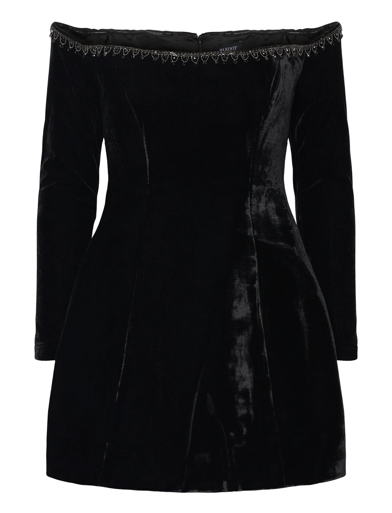 BARDOT Nadene Trim Hourglass Kleid Schwarz - 36 - Damen