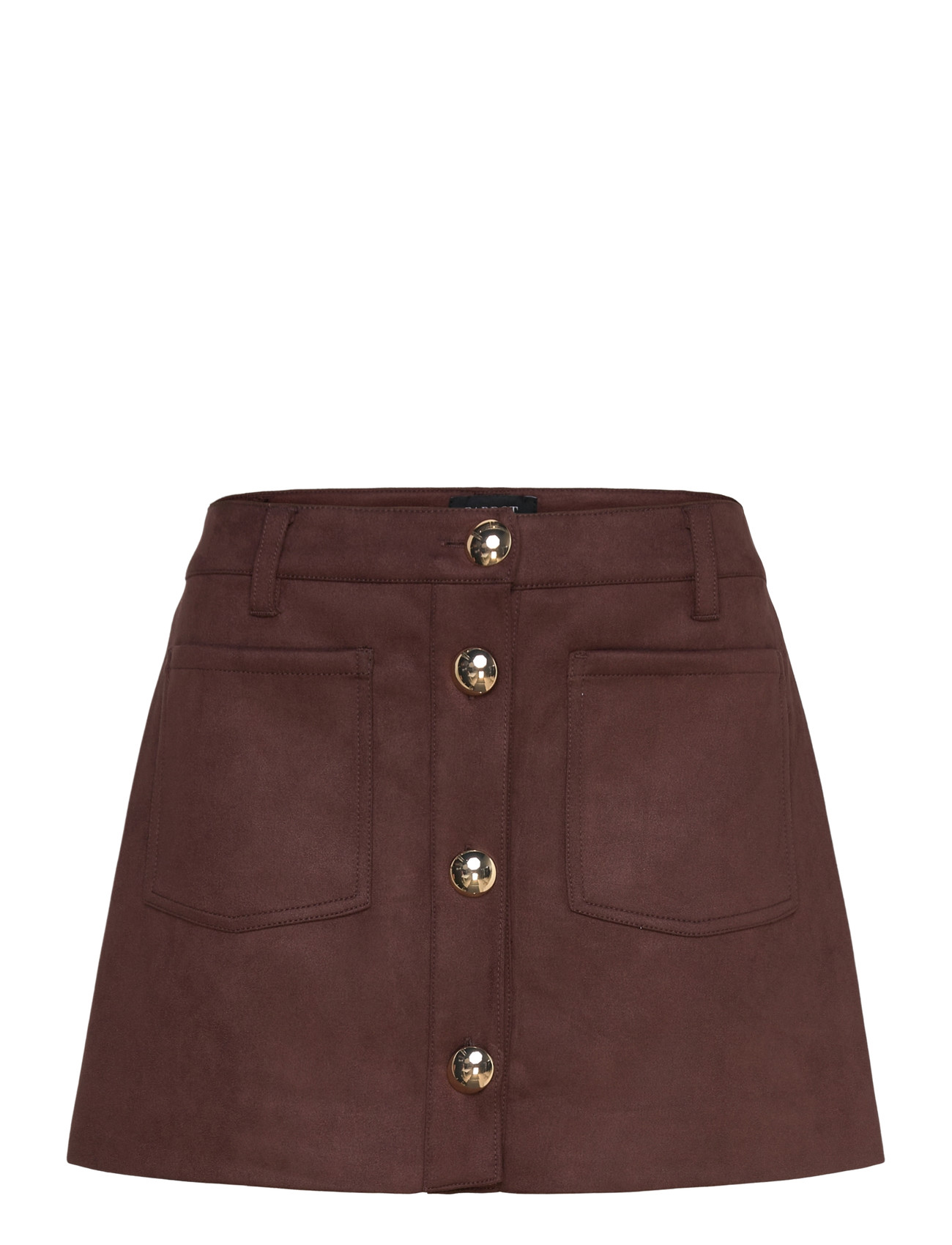BARDOT Lorenzo Vegan Wildleder Rock Braun - 34 - Damen