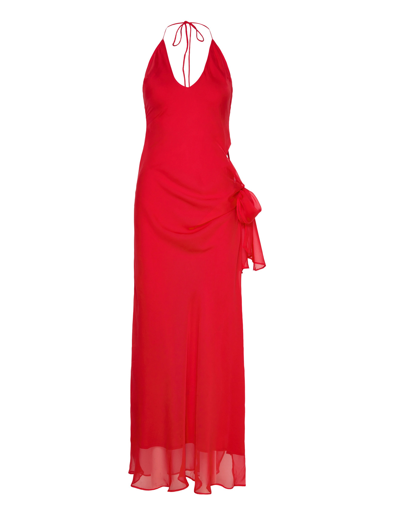 Bardot Cyrel Cut Out Maxi Dress, 36, Red, Kjoler > Maxikjole, Dame