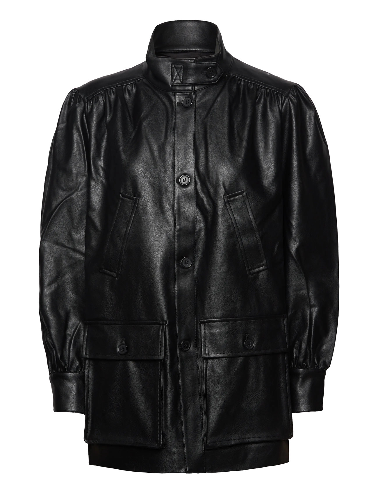 BARDOT Clements Vegan Leder Jacke Schwarz - S - Damen