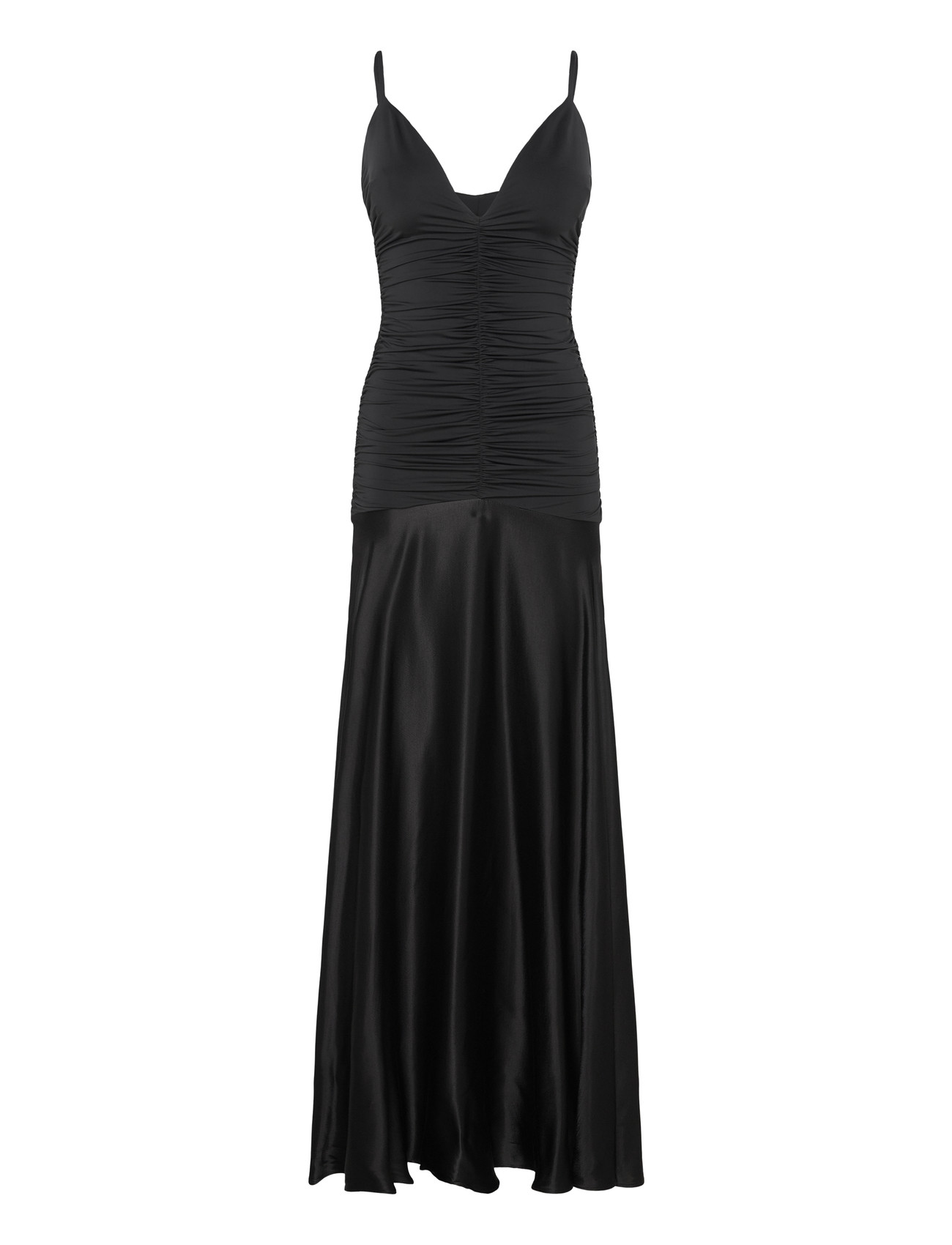 BARDOT Lavanda Contrast Maxi Kleid Schwarz - 42 - Damen