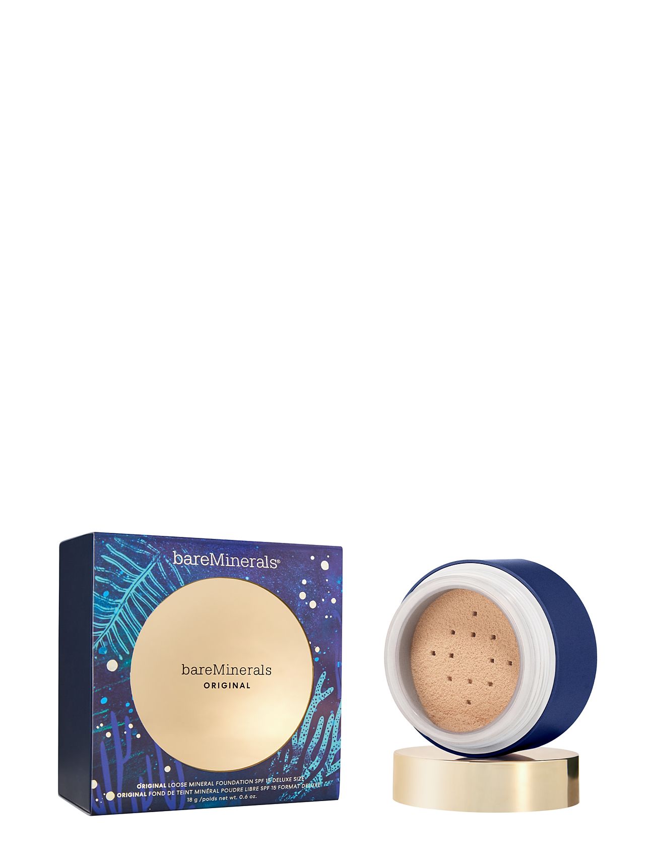 Bare Minerals Holiday Sets Holiday 2023 Deluxe Original Loose Foundation – Fairly Light Foundation Makeup BareMinerals