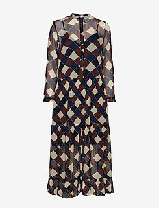 ALEXONDRA - NAVYBROWN CHECK