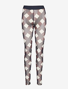 JAZZLYN - NAVYBROWN CHECK