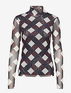 JODI - NAVYBROWN CHECK