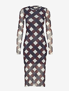 JOLANDA - NAVYBROWN CHECK