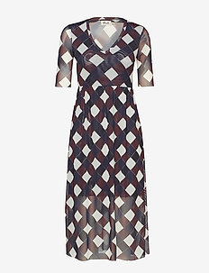 JANETH - NAVYBROWN CHECK