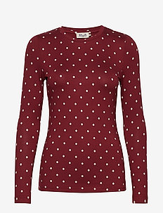 JAYDEN - DOTTY CARBERNET CREAM