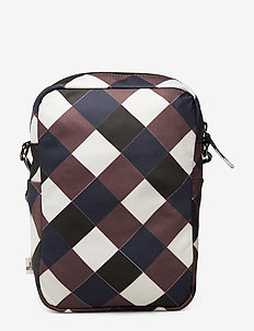 KACIA - NAVYBROWN CHECK