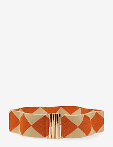 LILAH - CREAMY ORANGE CHECK