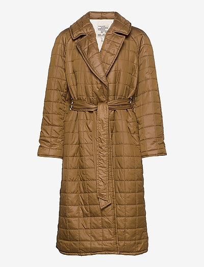 DWYN - padded coats - bronze brown
