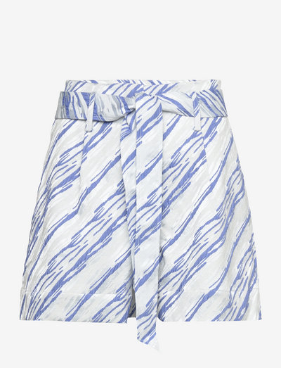 NANDA - casual shorts - diagonal blue