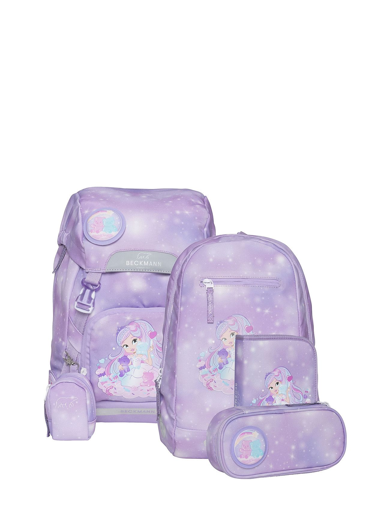 Classic Set, Candy Accessories Bags Backpacks Purple Beckmann Of Norway
