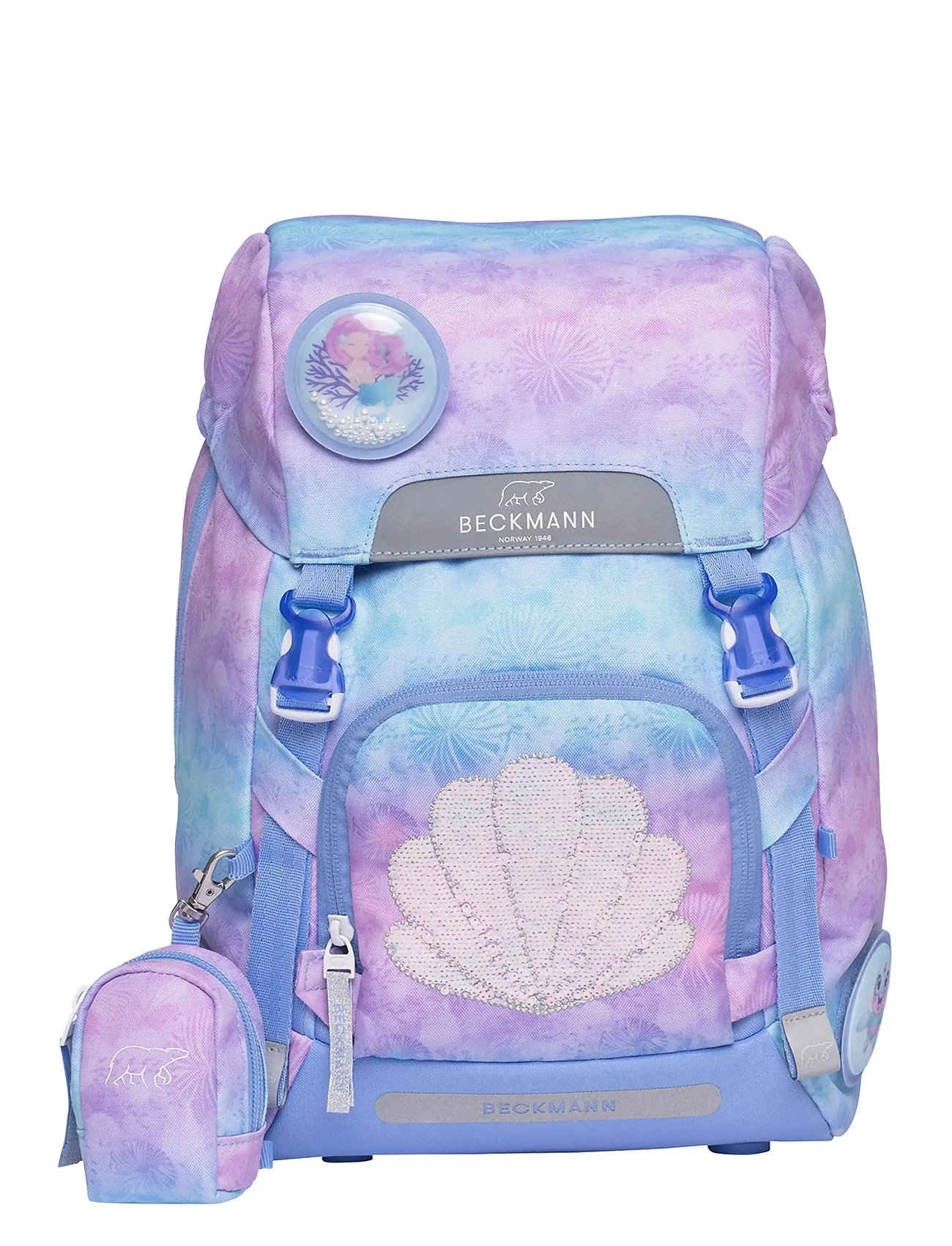 Beckmann Norway Classic, Seashell, One Size, Pink, Tasker > Rygsække, Børn