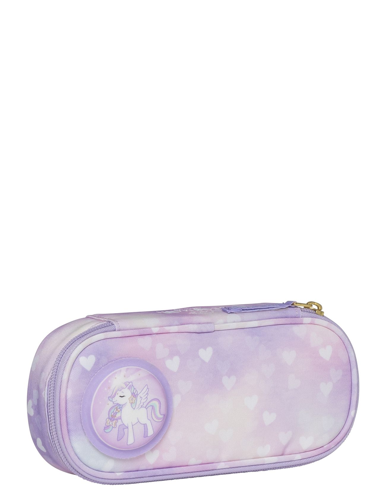 Oval Pencil Case, Unicorn Princess Purple Accessories Bags Pencil Cases Purple Beckmann Of Norway