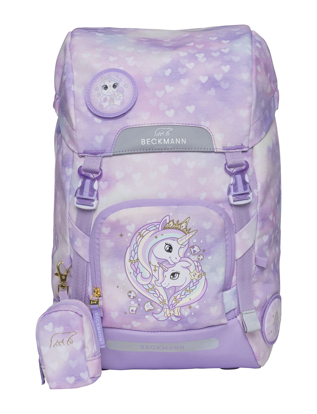 Classic Maxi, Unicorn Princess Purple Accessories Bags Backpacks Purple Beckmann Of Norway