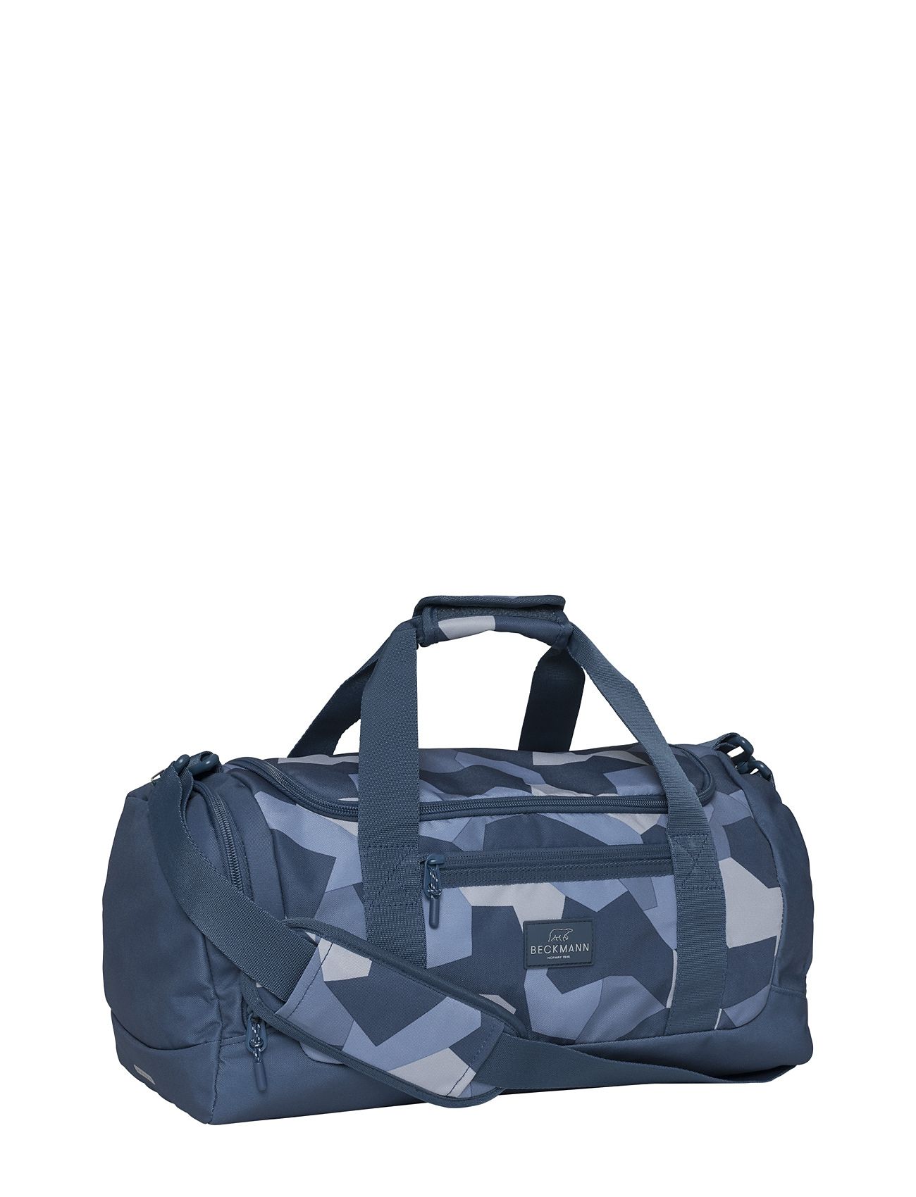 Duffelbag Sport, Blue Camo Accessories Bags Sports Bags Blue Beckmann Of Norway