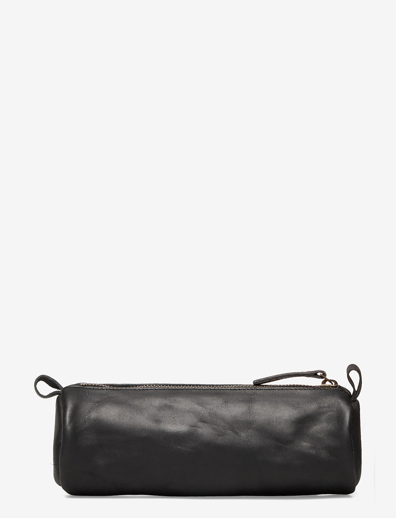 Leather Pencil Case - Black - 7321 DESIGN