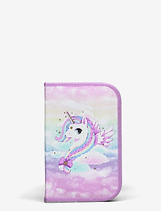 Single-section pencil case - Unicorn - pennfodral - pink
