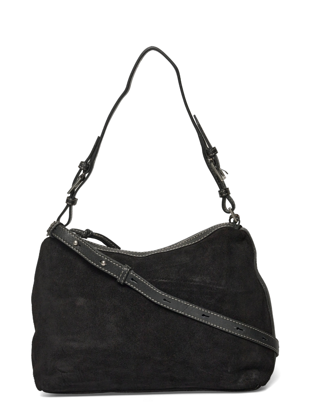 BECKSÖNDERGAARD Wildleder Ginni Medi Tasche Schwarz - One Size - Damen