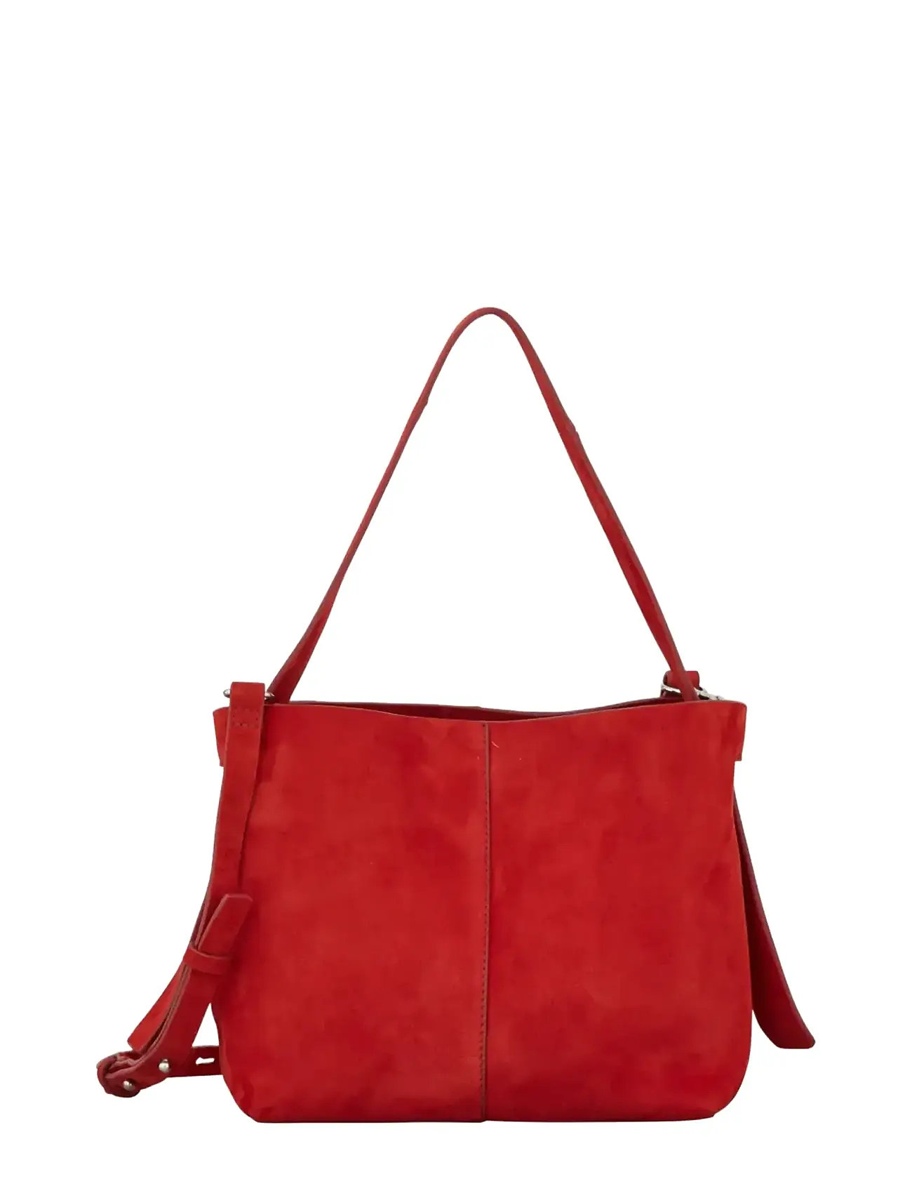 Becksöndergaard Suede Fraya Small Bag, One Size, Red, Tasker > Små Skuldertasker-Crossbody-Tasker, Dame