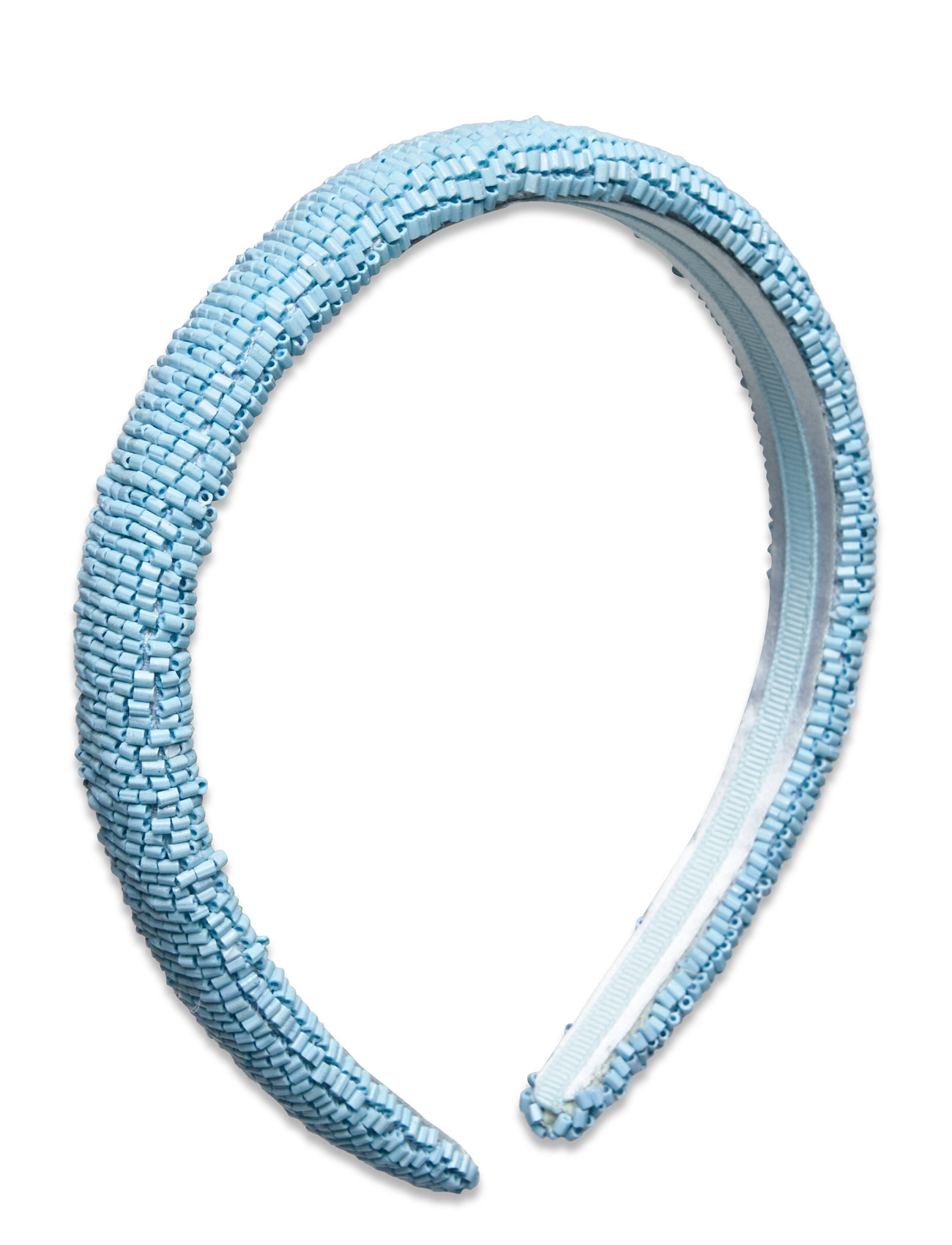 Solid Slim Beaded Hairbrace Blue Becksöndergaard