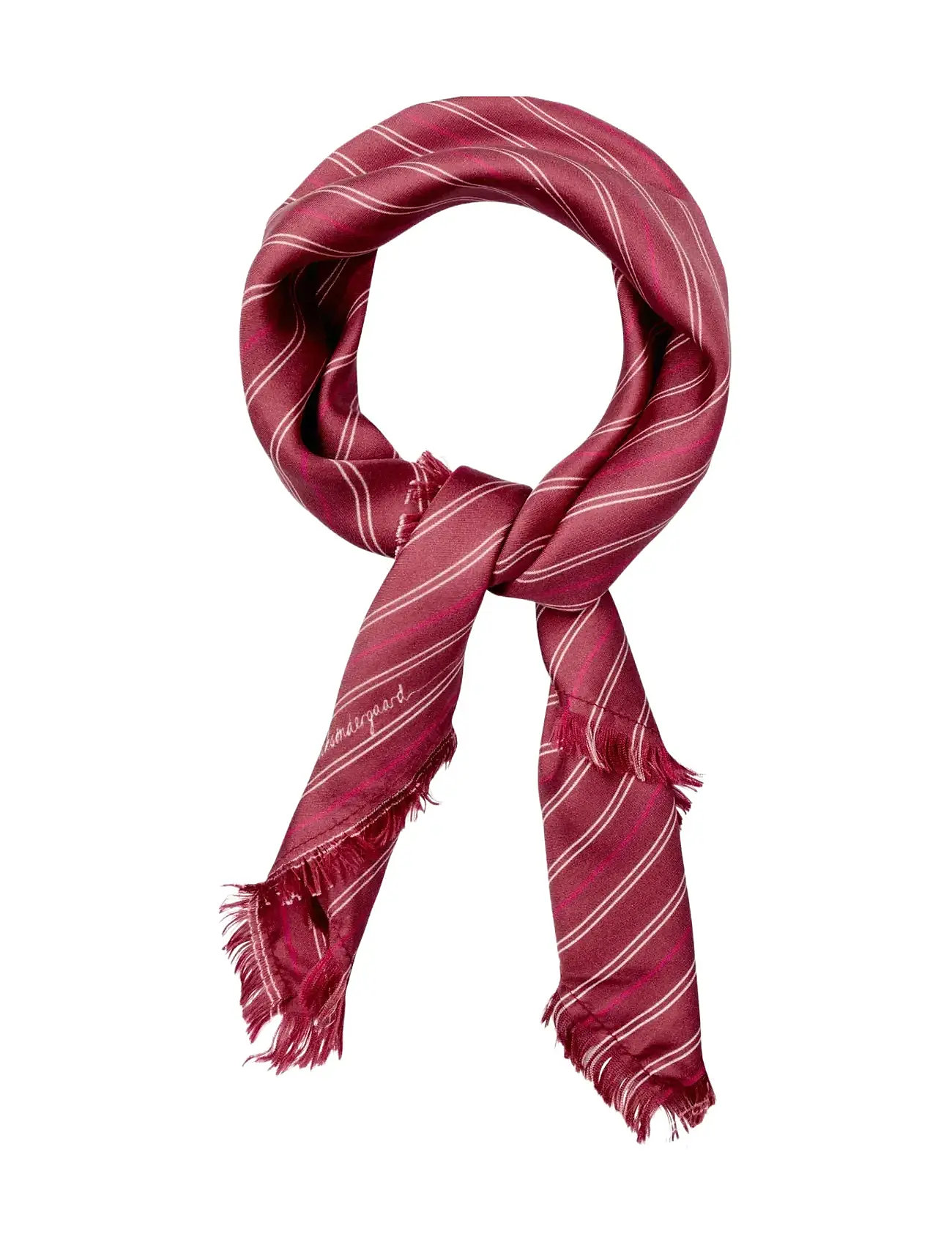 BECKSÖNDERGAARD Strifilia Sia Schal Rot - One Size - Damen