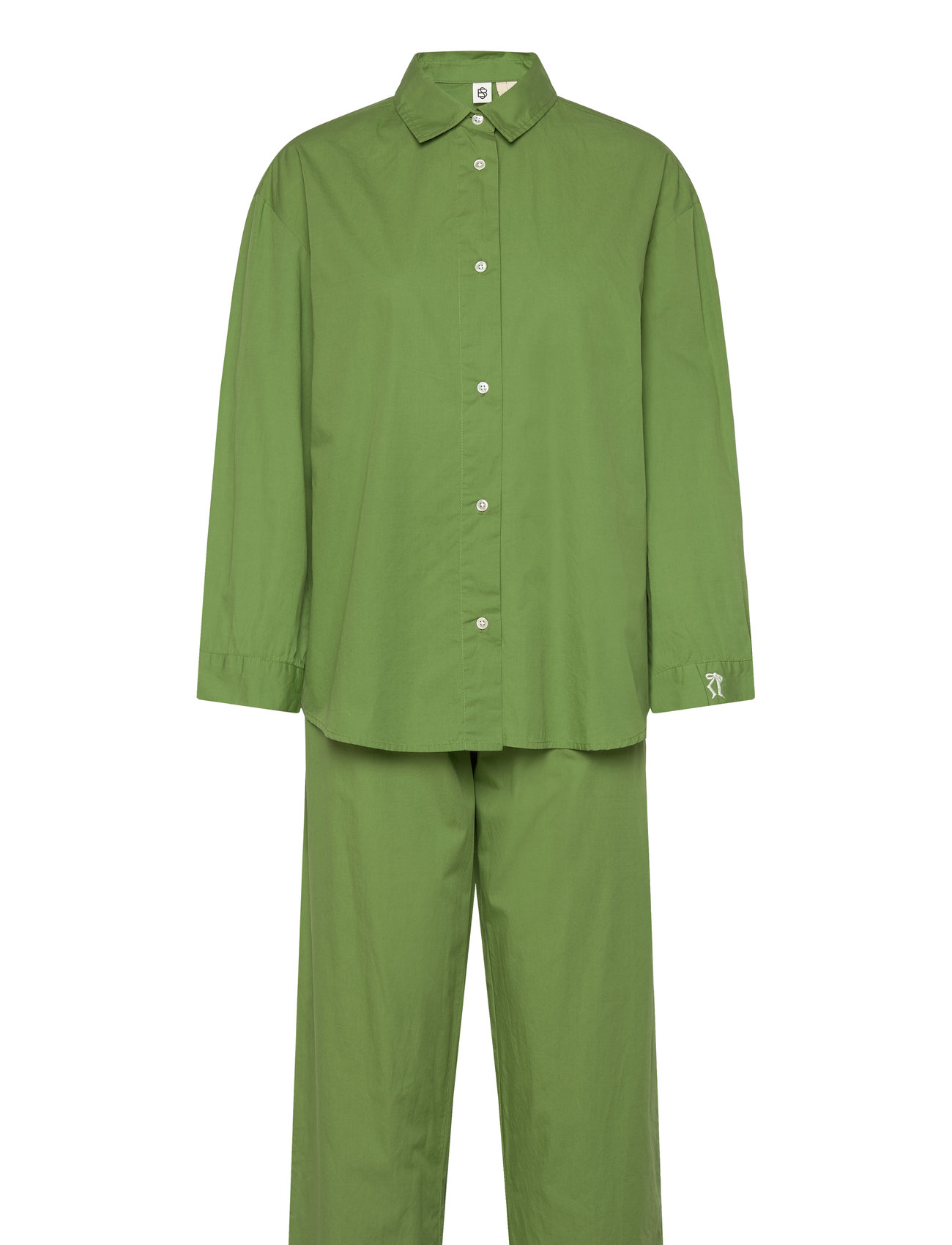 Aura Pyjamas Set Green Becksöndergaard