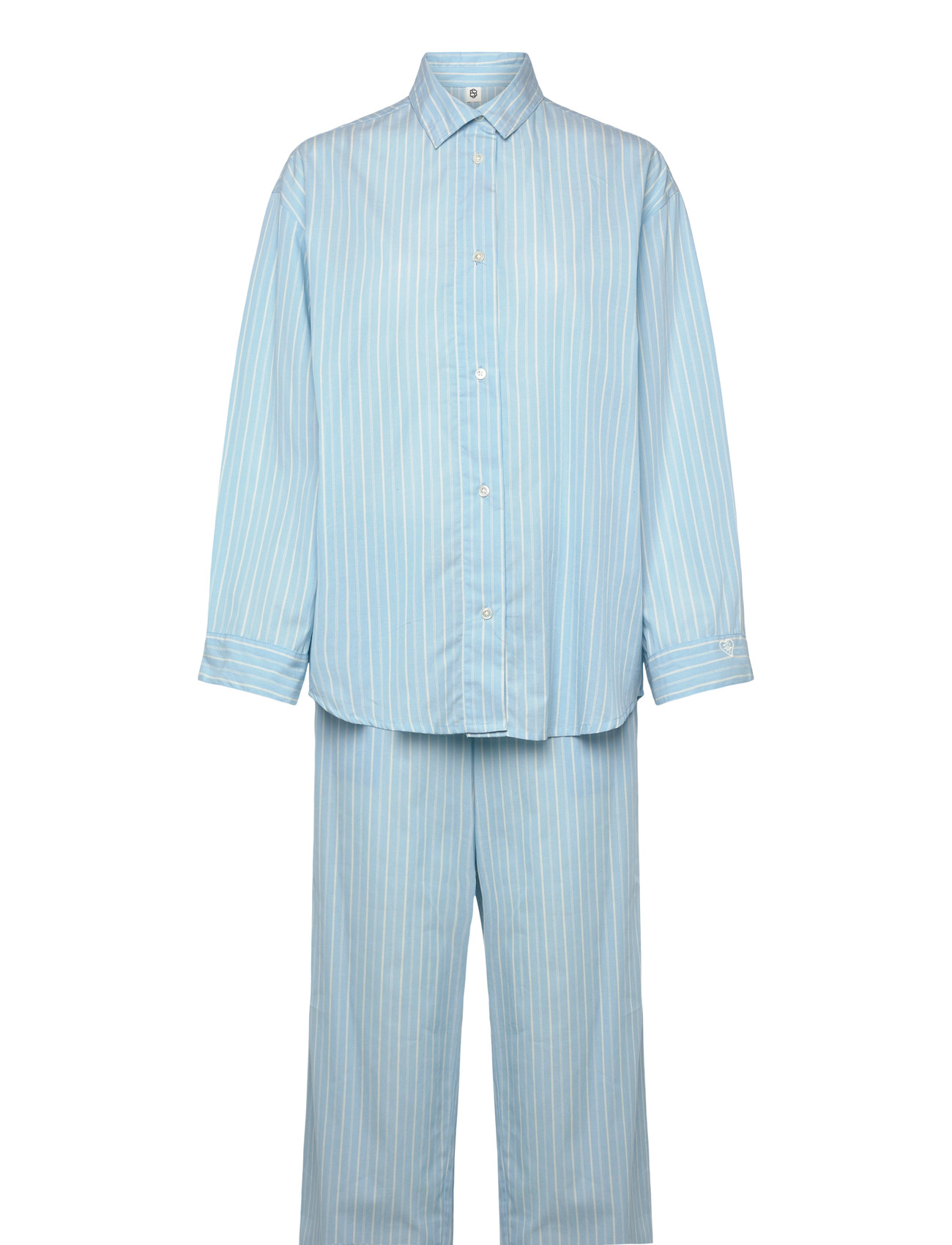 BECKSÖNDERGAARD Suri Pyjamas Set Blau - S - Damen