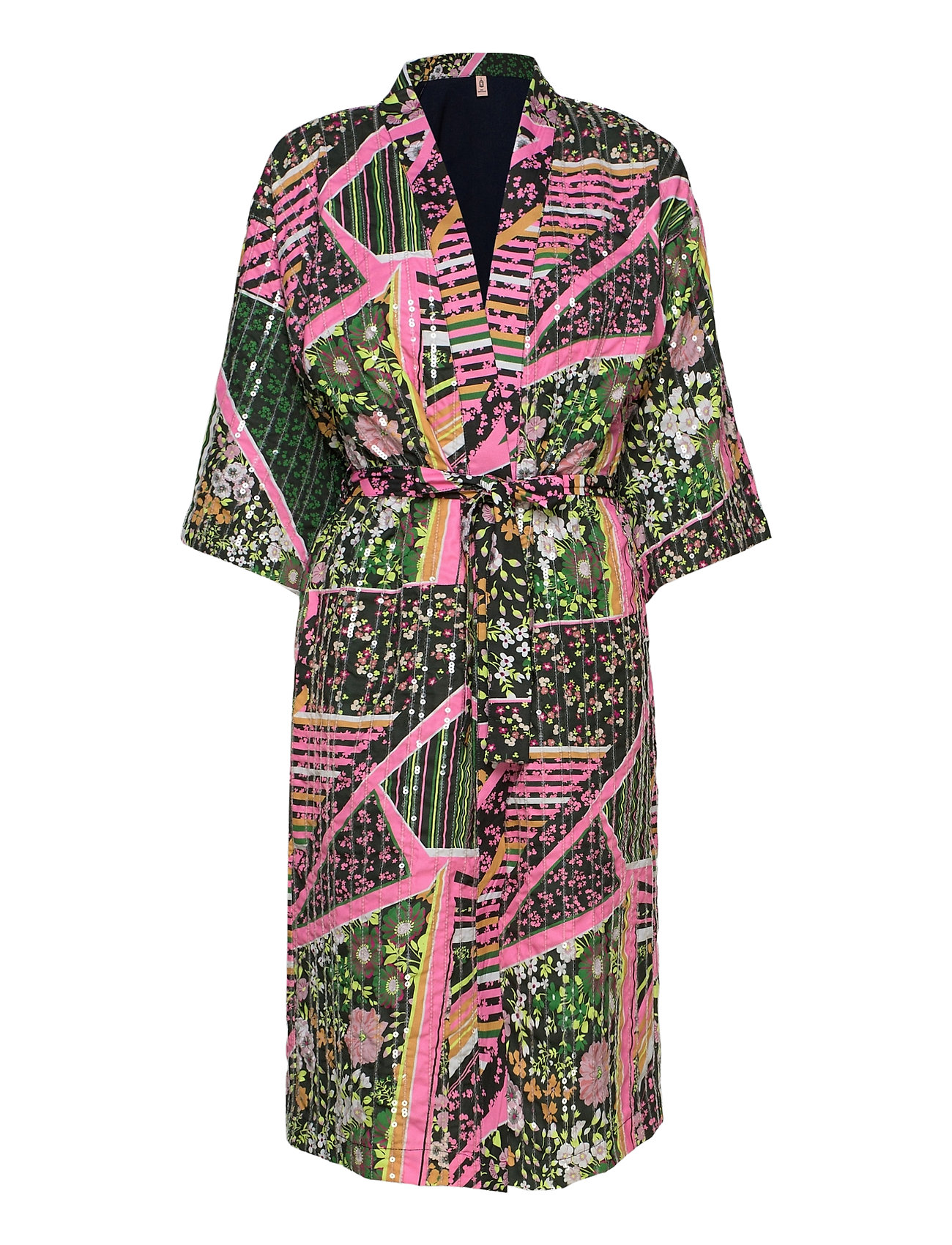 Flowerwhirl Kimono Dress Kimonos Multi/mønstret Becksöndergaard
