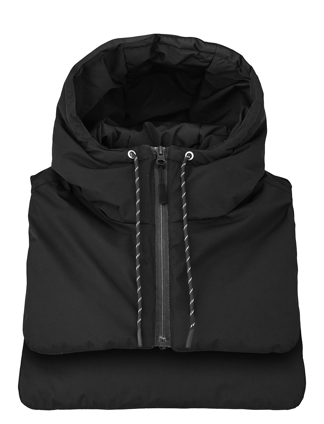 Solid Rain Bib Hood Accessories Scarves Neckwarmer Black Becksöndergaard