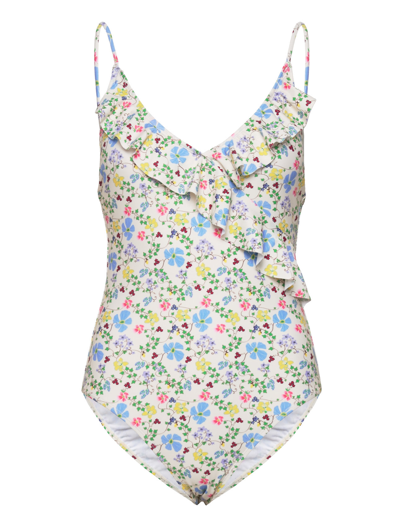 Ireni Bly Frill Swimsuit Patterned Becksöndergaard
