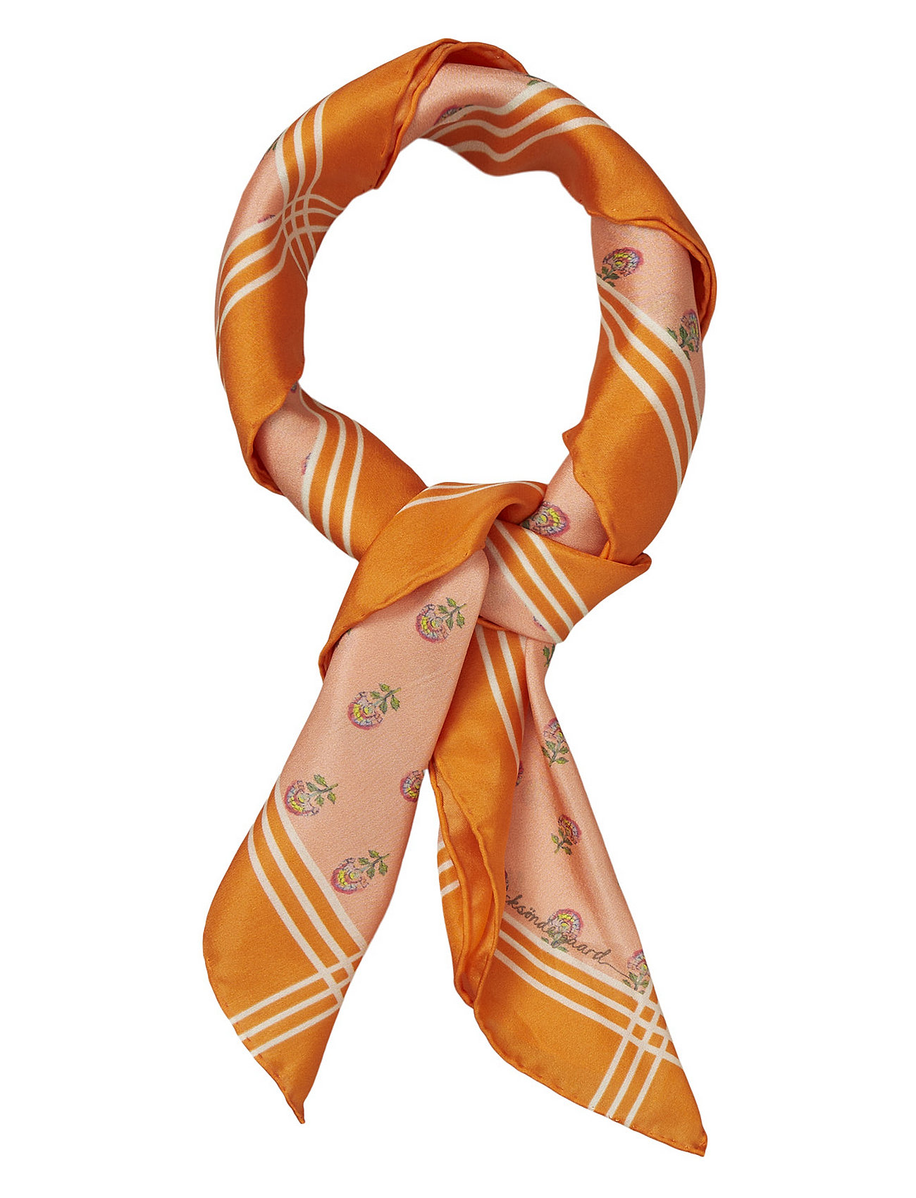 Flozita Sia Scarf Accessories Scarves Lightweight Scarves Orange Becksöndergaard