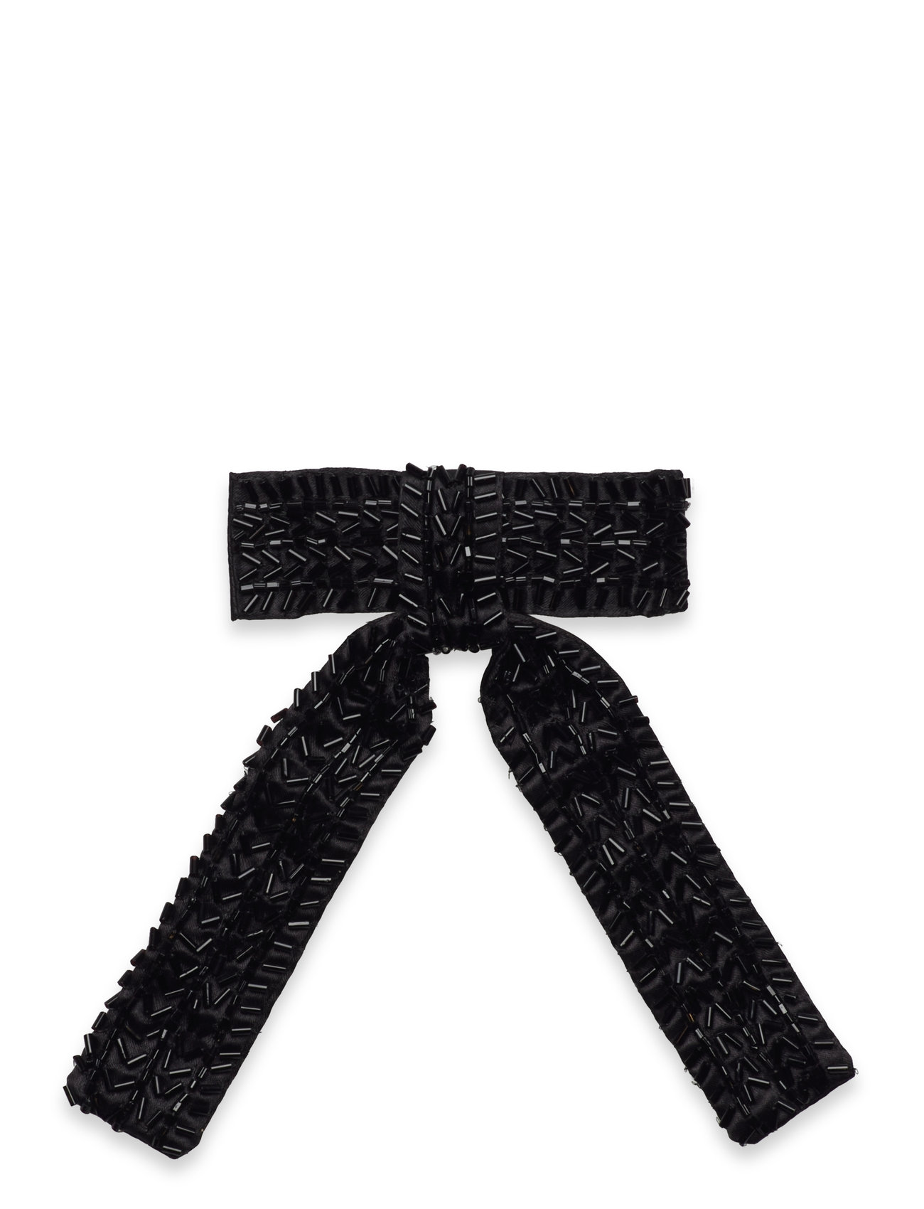 Merry Beaded Bow Black Becksöndergaard