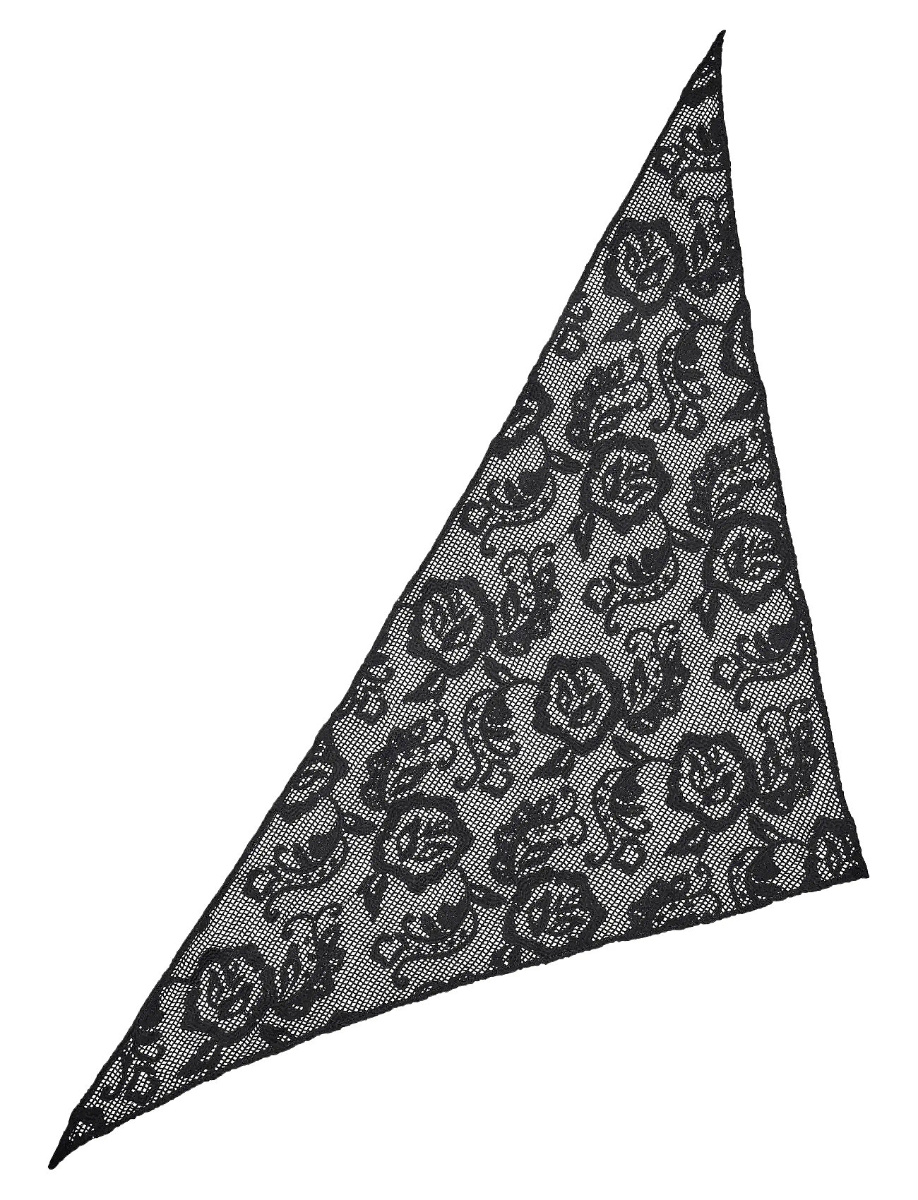 BECKSÖNDERGAARD Croflora Triangle Schal Schwarz - One Size - Damen