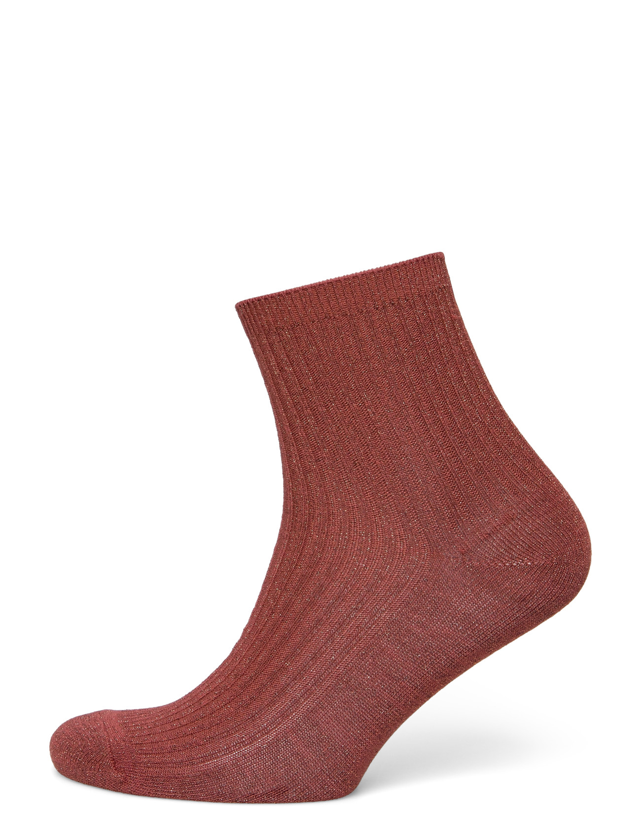 BECKSÖNDERGAARD Telmira Glitter Socke Rot - 37-39 - Damen