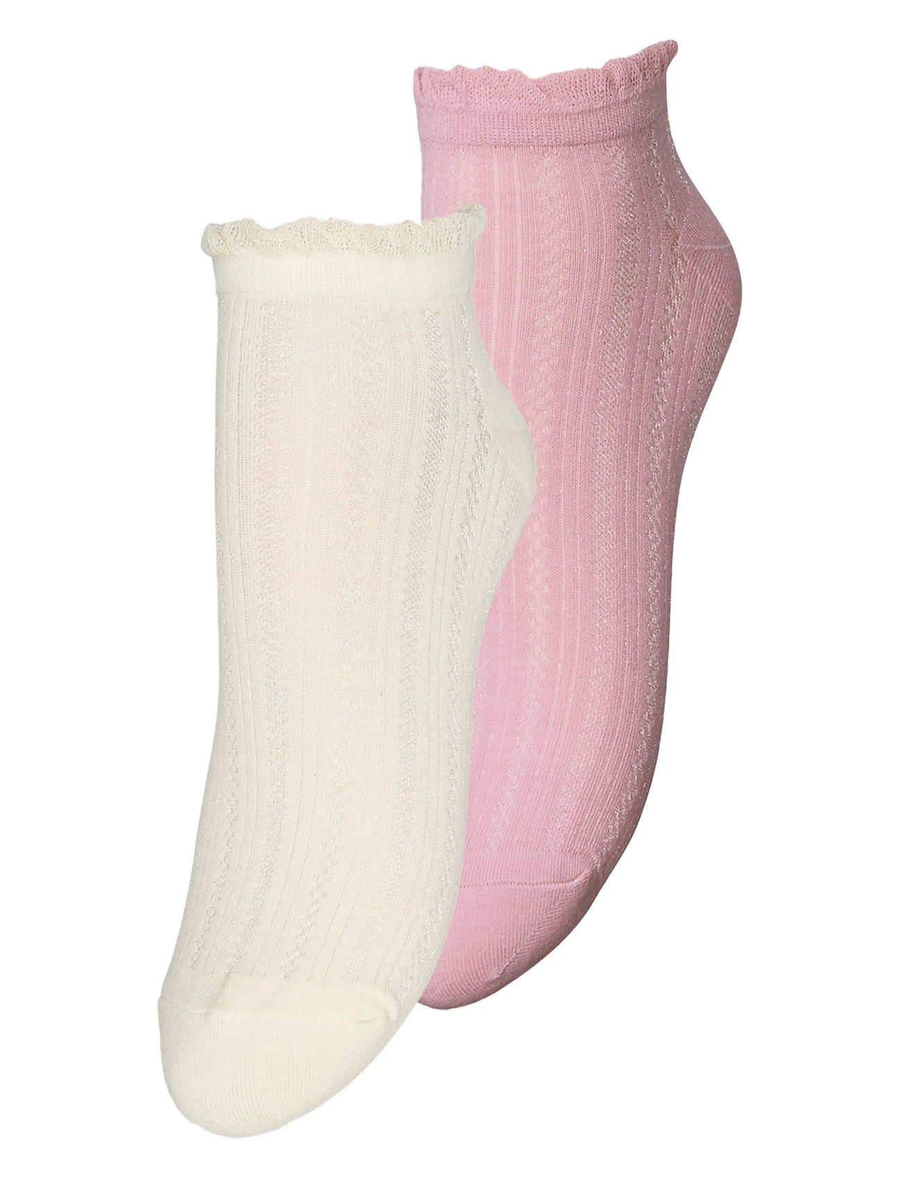 Crochia Cotta Short Sock 2 Pack Lingerie Socks Footies-ankle Socks Multi/patterned Becksöndergaard