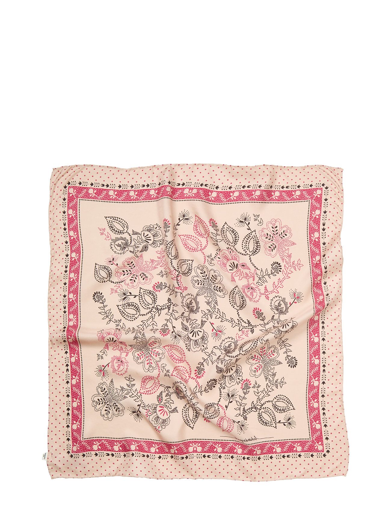 BECKSÖNDERGAARD Dotted Flora Sia Schal Pink - One Size - Damen