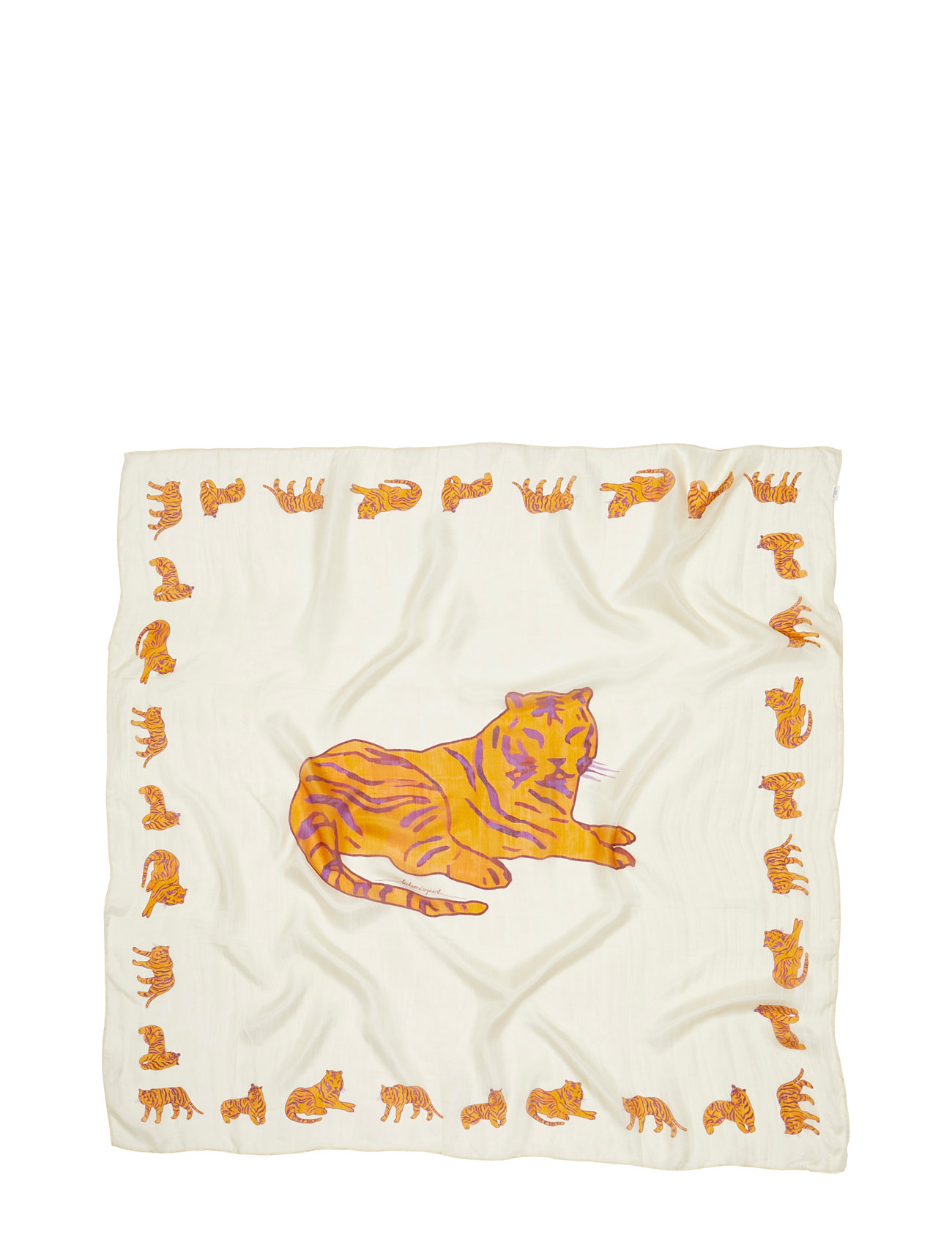 BECKSÖNDERGAARD Tigarea Tabby Sia Schal Cream - One Size - Damen