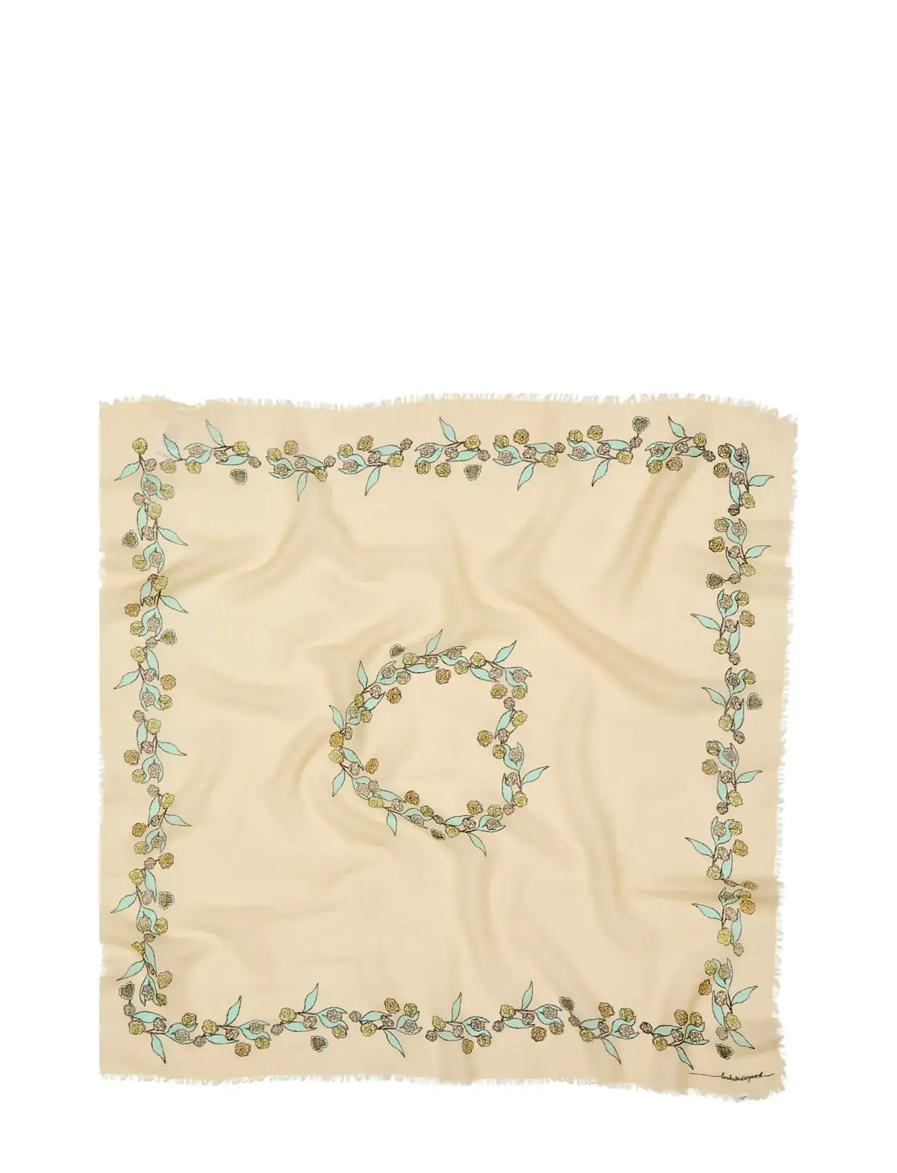 BECKSÖNDERGAARD Carna Woo Schal Cream - One Size - Damen