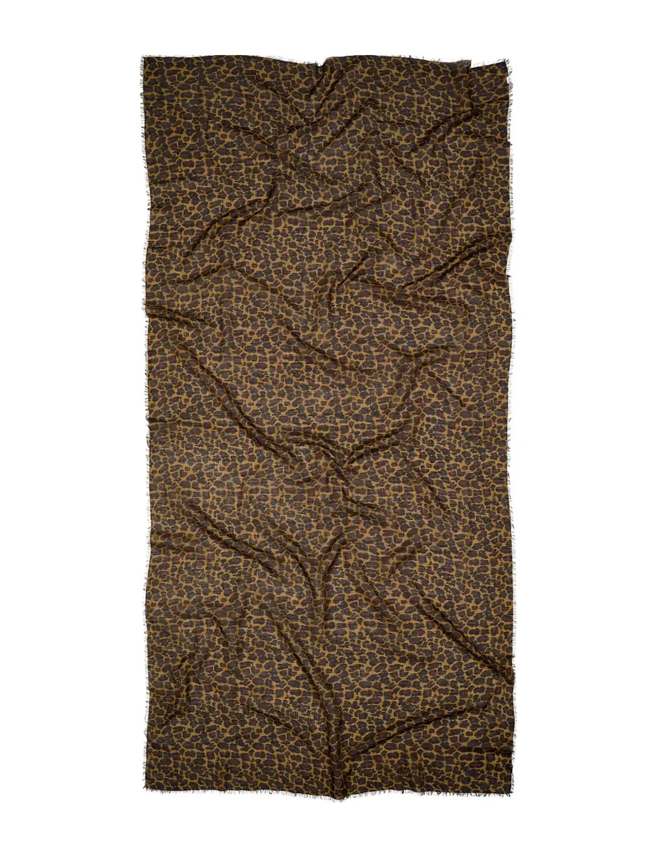 BECKSÖNDERGAARD Leopa Woo Schal Braun - One Size - Damen