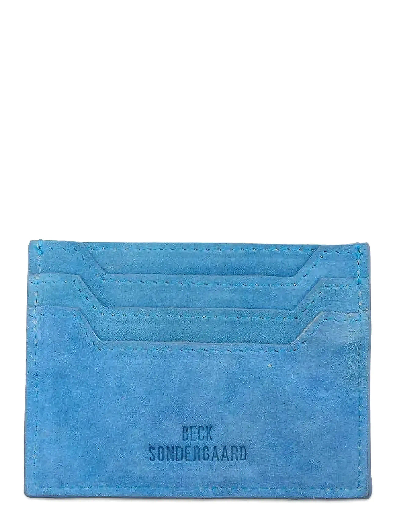 BECKSÖNDERGAARD Wildleder Card Holder Blau - One Size - Damen